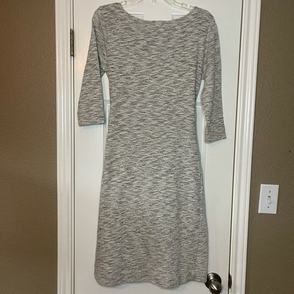 T.La Anthropologie Becky Sweater Dress Size XS Cotton, Knit, Gray - Picture 6 of 12